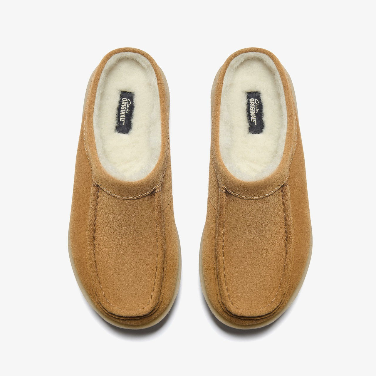 Meare Mule Caramel Warmlined Clarks Women