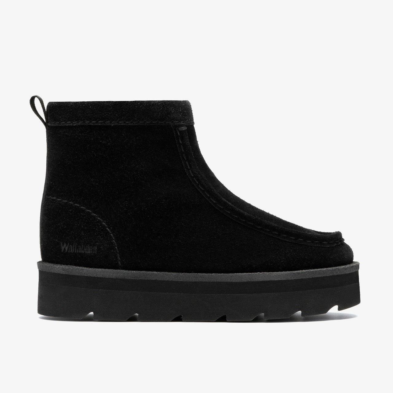 Meare Rooey Black Suede Warmlined Clarks Women