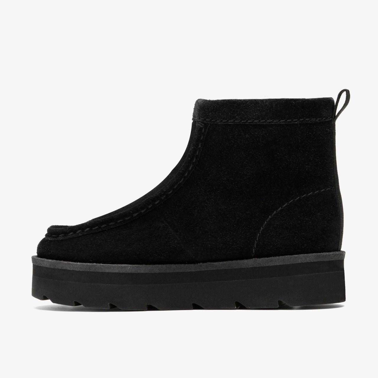 Meare Rooey Black Suede Warmlined Clarks Women