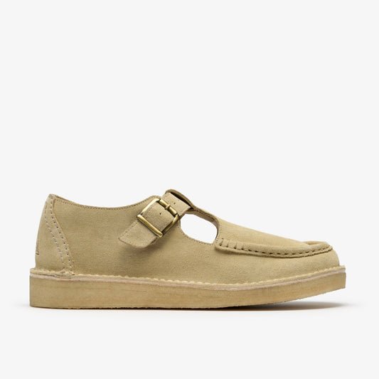 Nomad T Bar Maple Suede Clarks Men