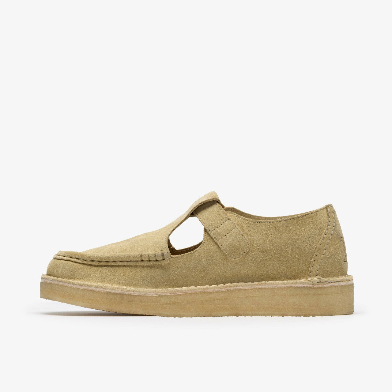 Nomad T Bar Maple Suede Clarks Men
