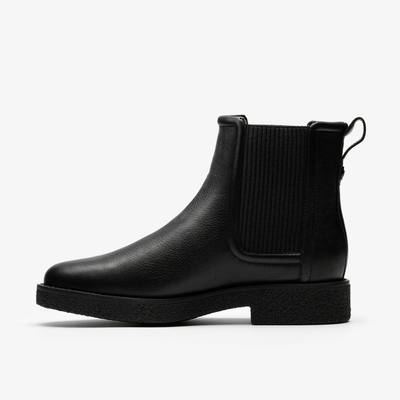 Nella Top Black Leather Clarks Women