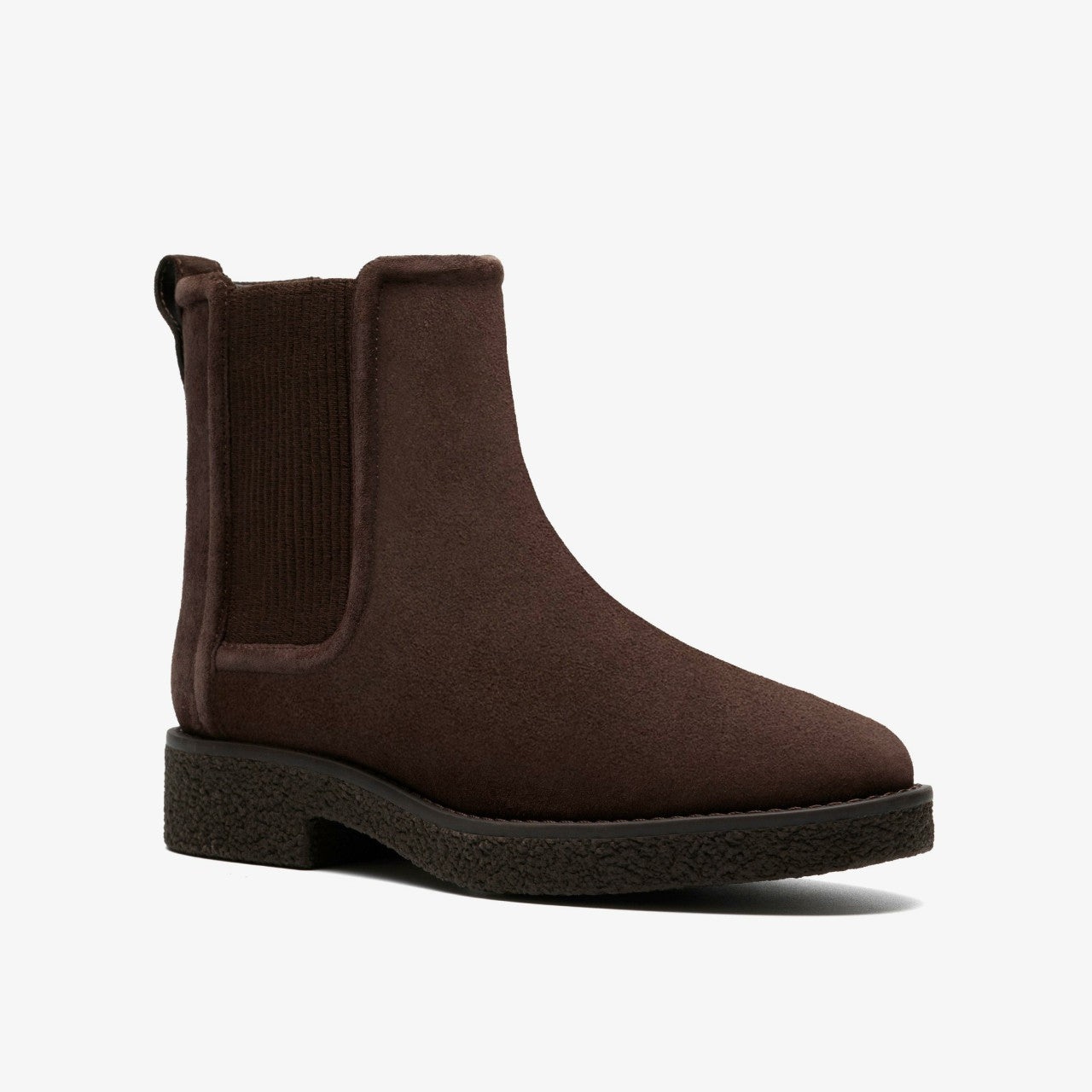 Nella Top Dark Brown Suede Clarks Women