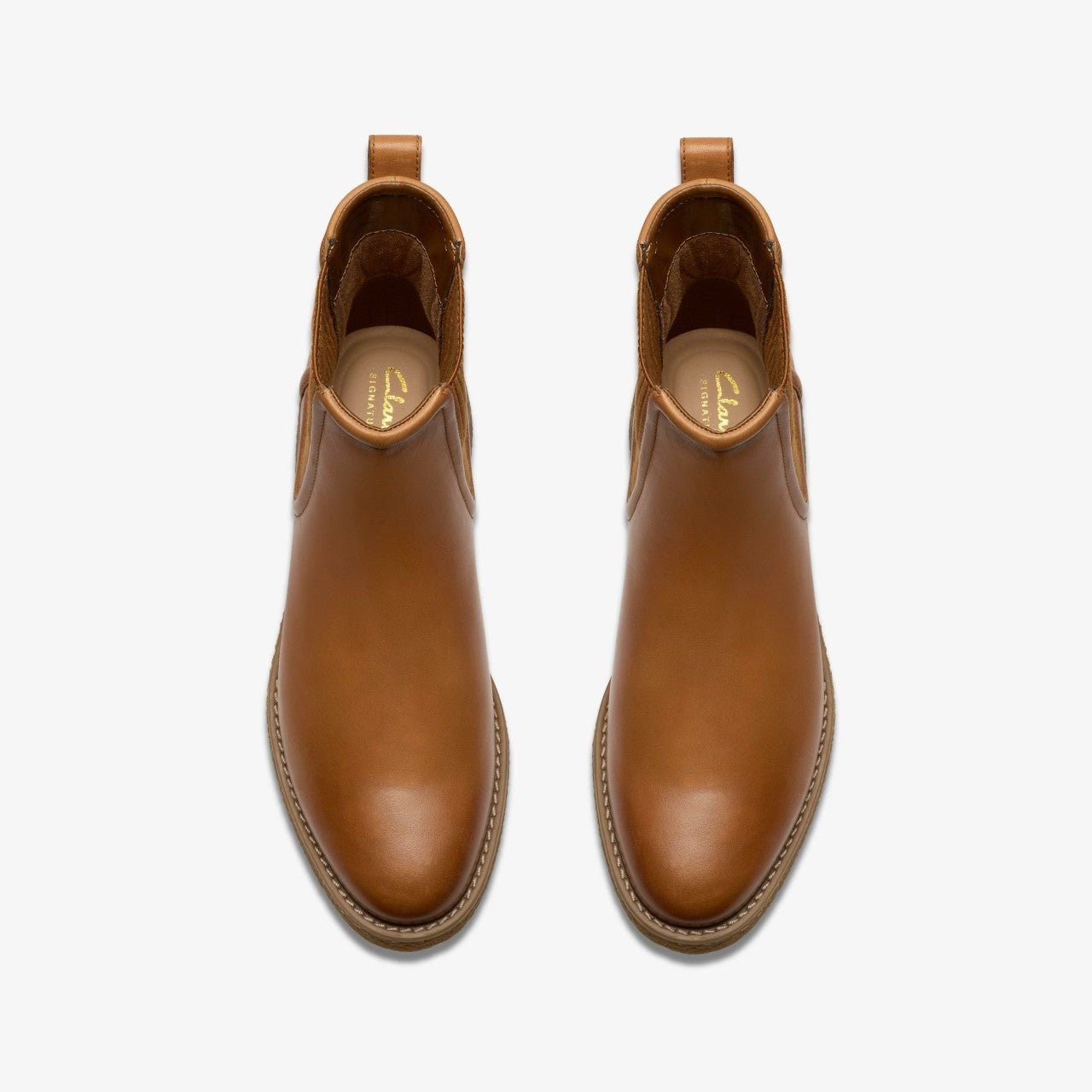 Nella Top Tan Leather Clarks Women