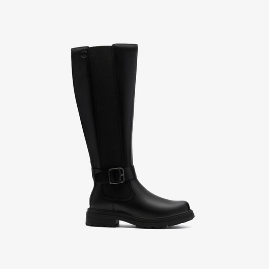 Orinoco 3 Tall Black Leather Clarks Women