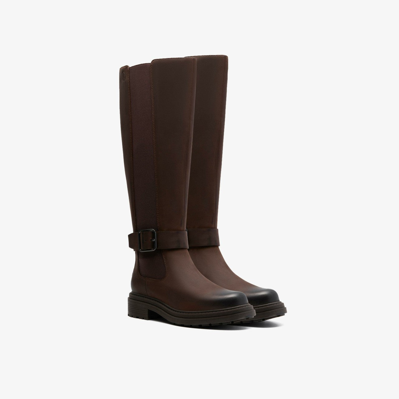 Orinoco 3 Tall Dark Brown Leather Clarks Women