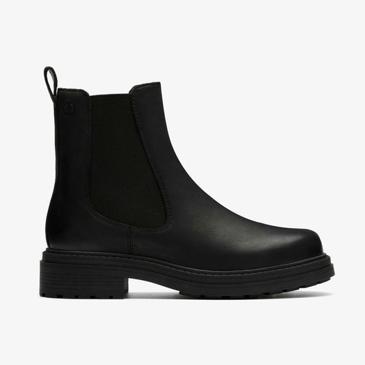 Orinoco 3 Top Black Leather Clarks Women