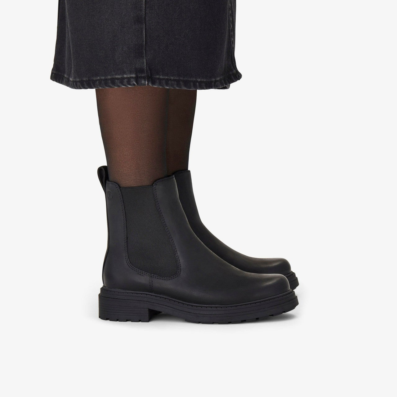 Orinoco 3 Top Black Leather Clarks Women