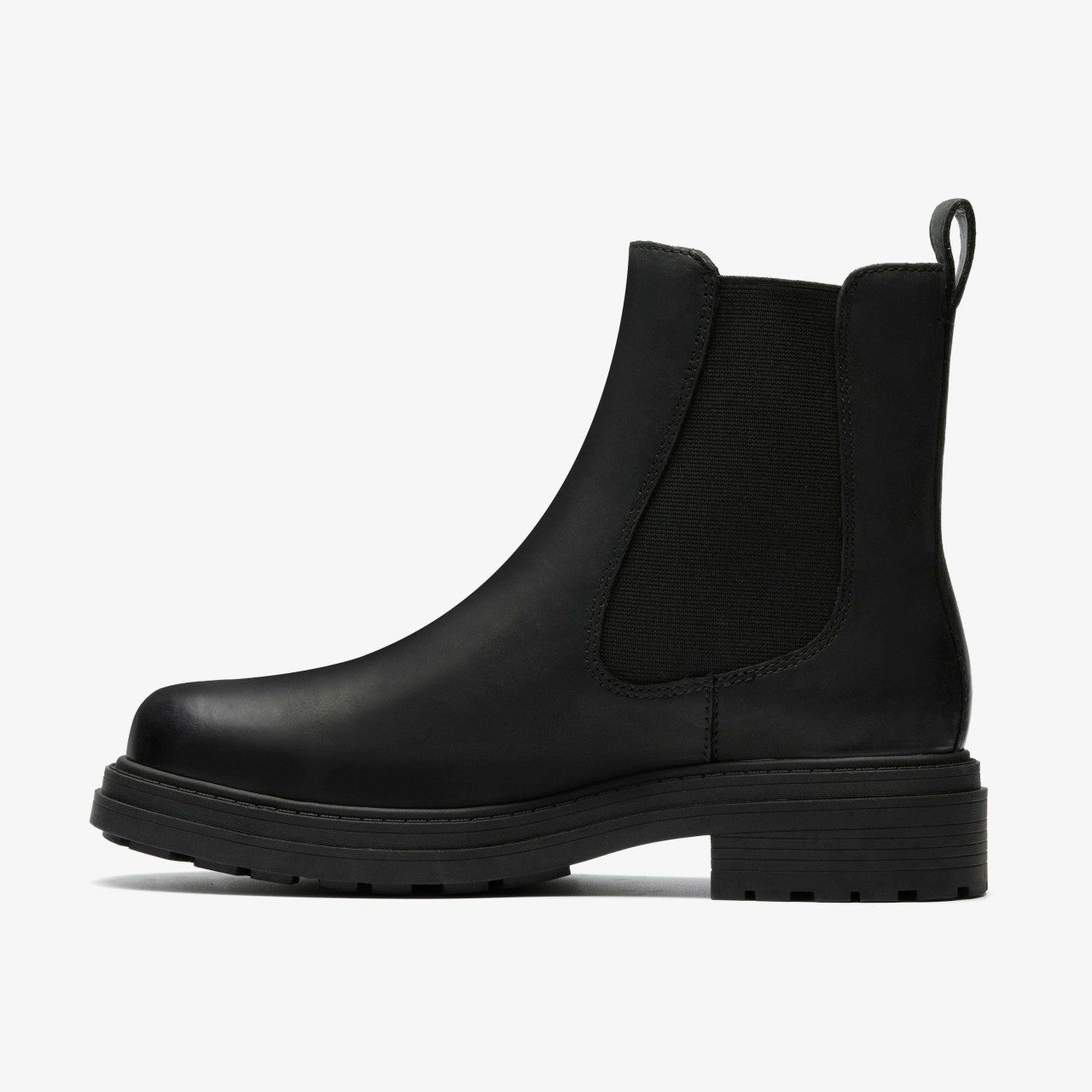 Orinoco 3 Top Black Leather Clarks Women