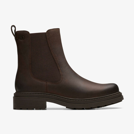 Orinoco 3 Top Dark Brown Leather Clarks Women