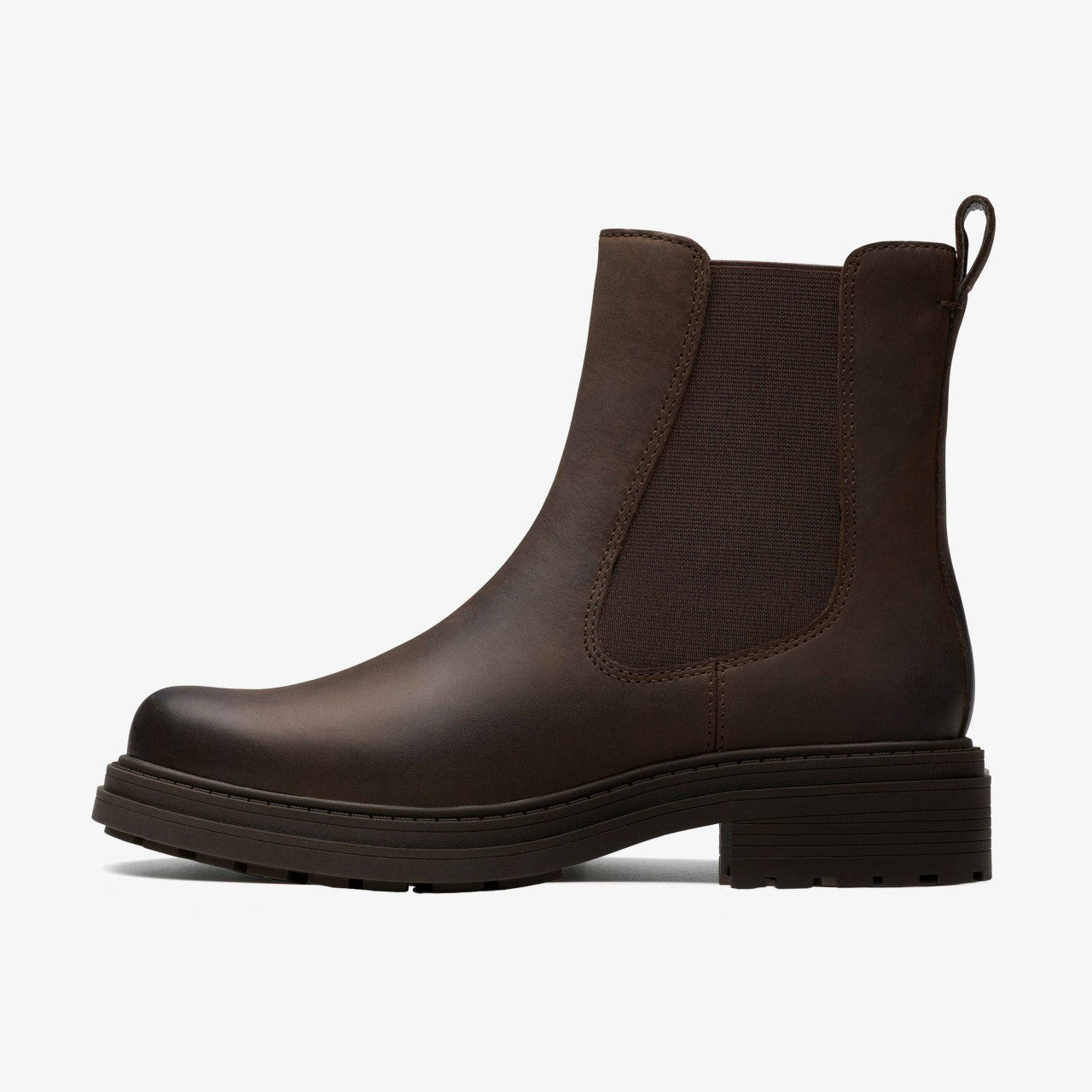 Orinoco 3 Top Dark Brown Leather Clarks Women