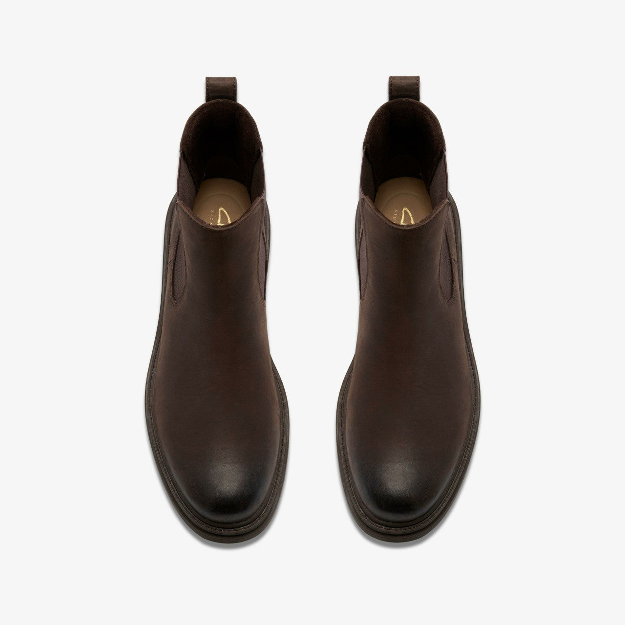 Orinoco 3 Top Dark Brown Leather Clarks Women