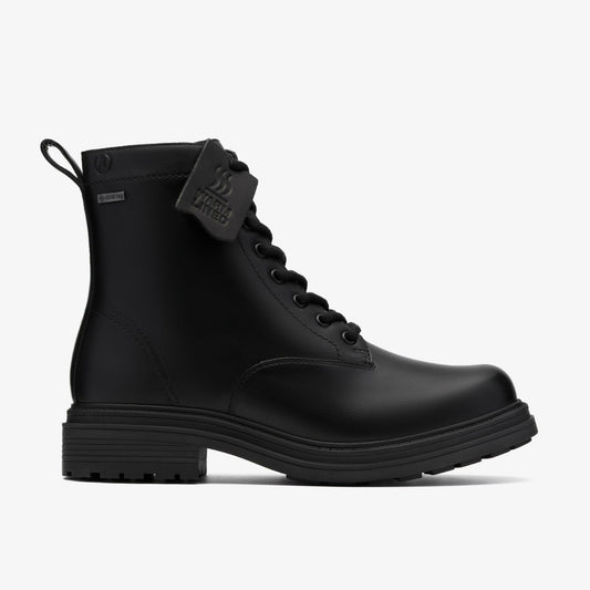 Orinoco 3 Sty GORE-TEX Black Warmlined Leather Clarks Women