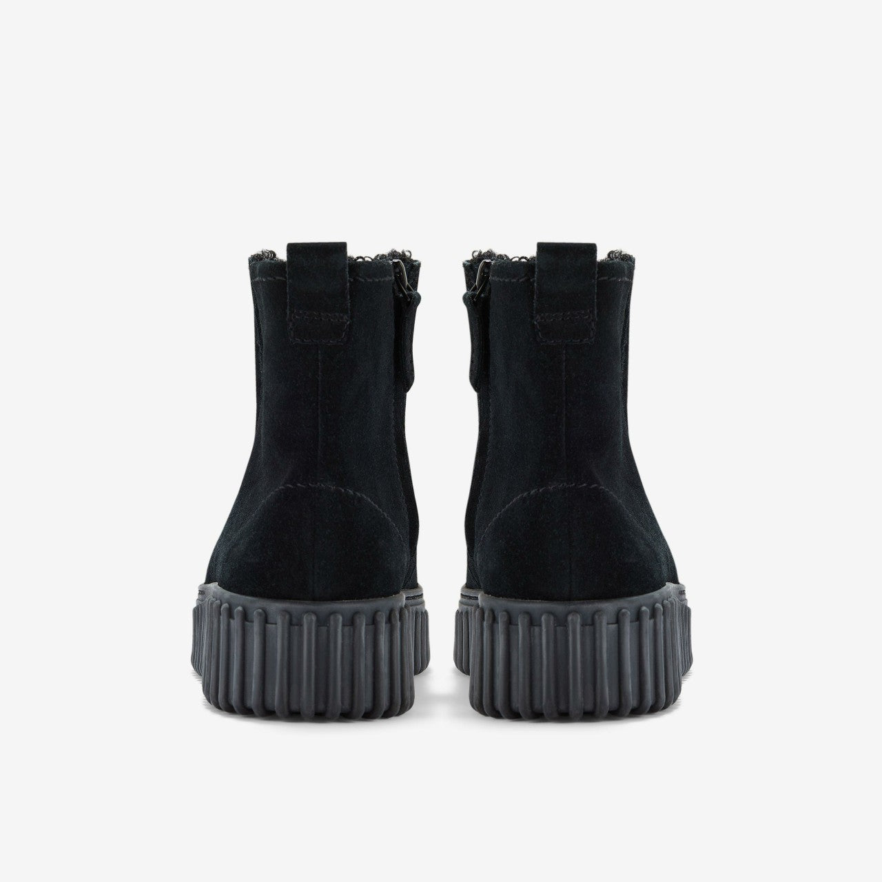 Torhill Cozy Black Warmlined Suede Clarks Women