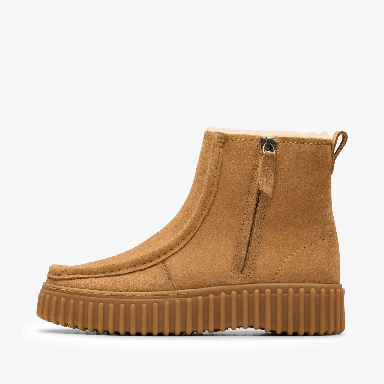 Torhill Cozy Light Tan Warmlined Clarks Women