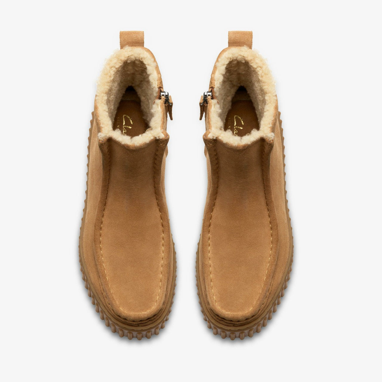 Torhill Cozy Light Tan Warmlined Clarks Women