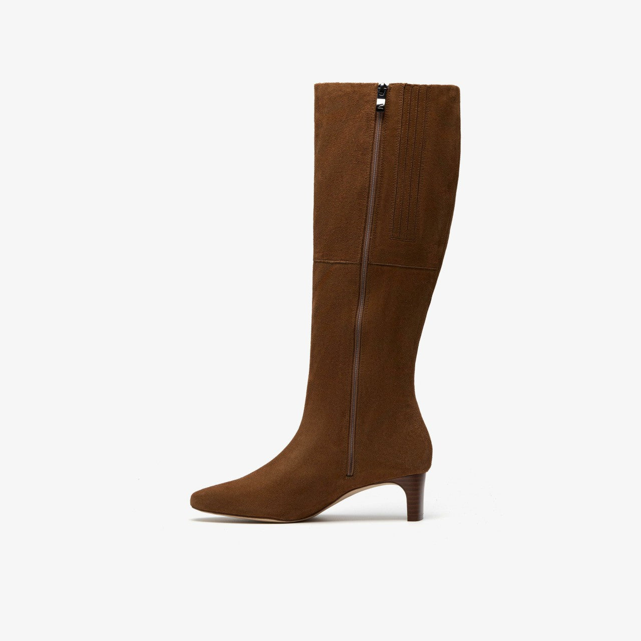 Edina Tall Walnut Suede Clarks Women