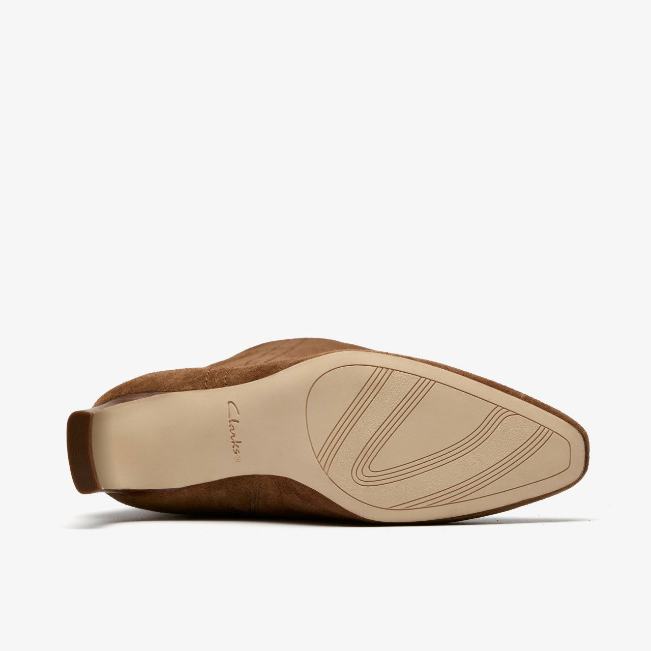 Edina Tall Walnut Suede Clarks Women