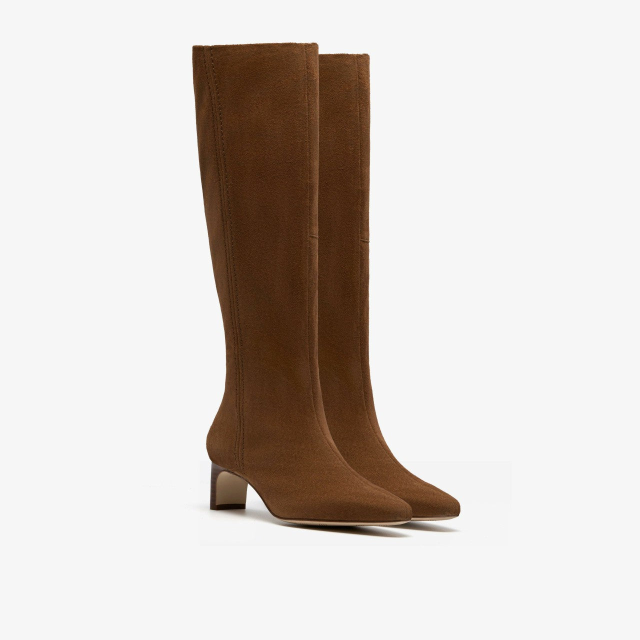 Edina Tall Walnut Suede Clarks Women