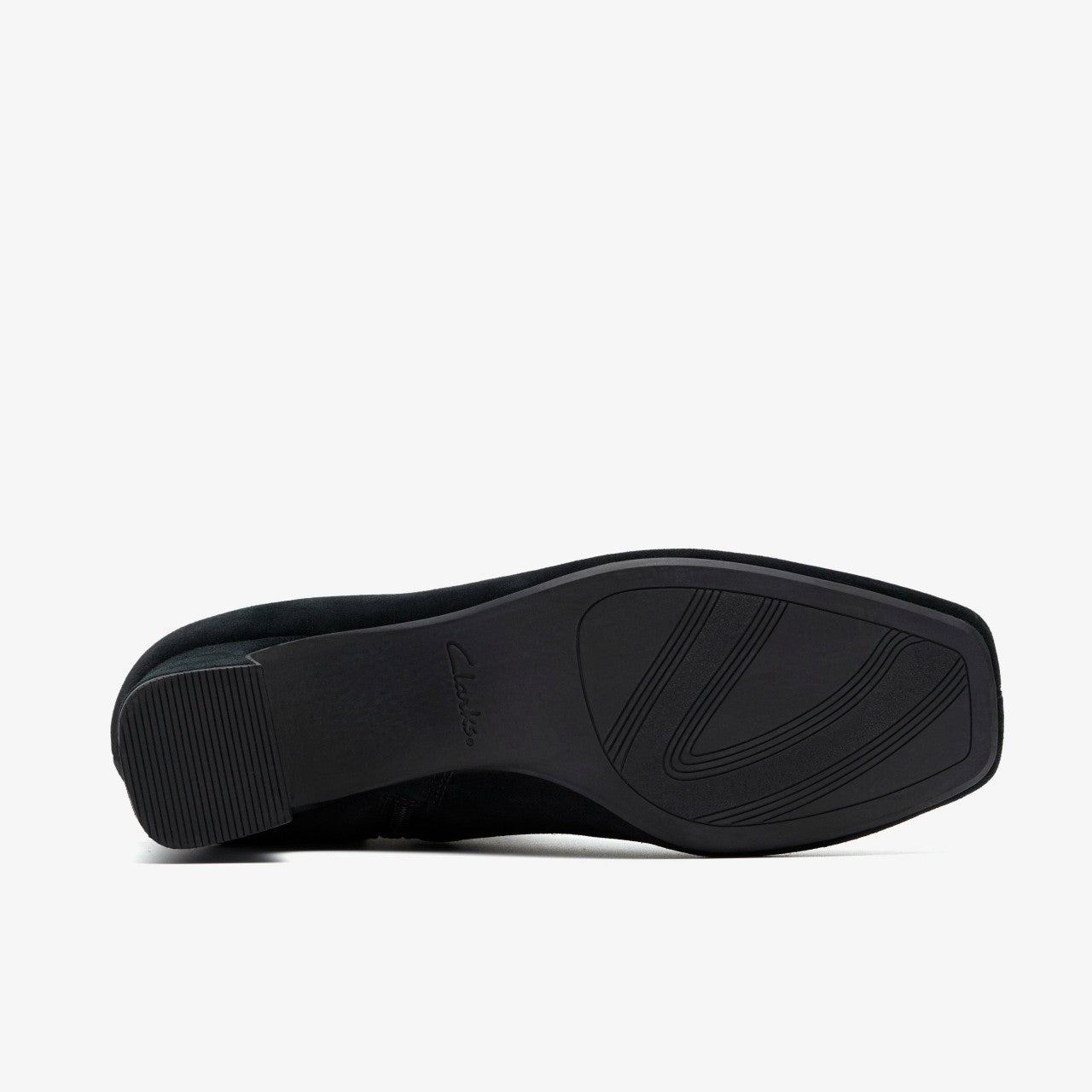 Fernie Zip Black Suede Clarks Women