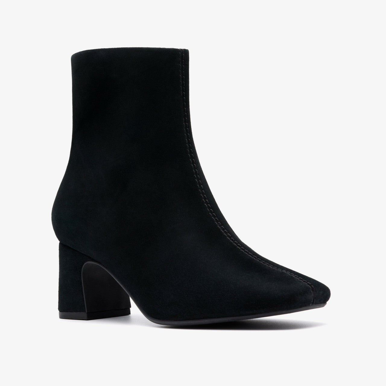 Fernie Zip Black Suede Clarks Women