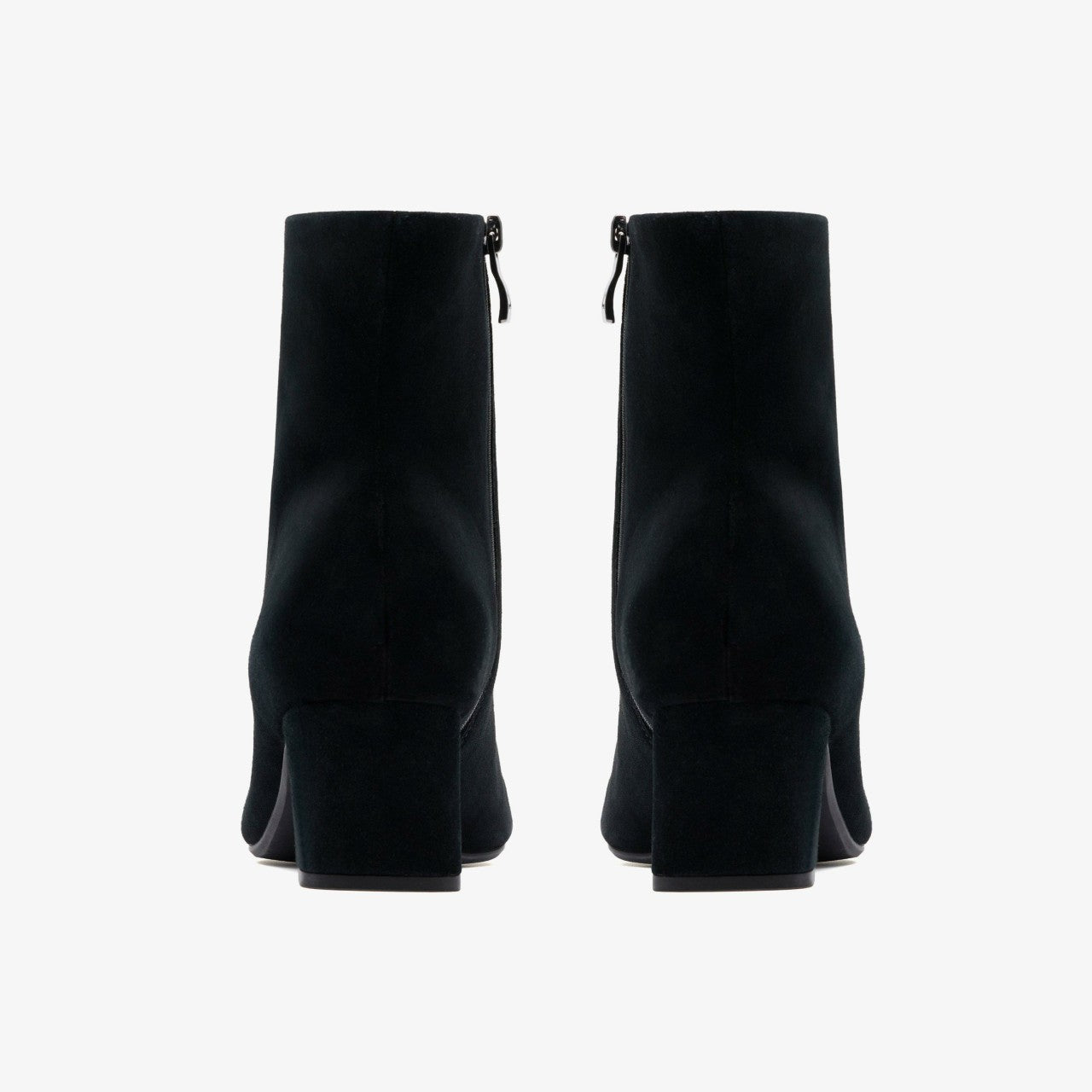 Fernie Zip Black Suede Clarks Women