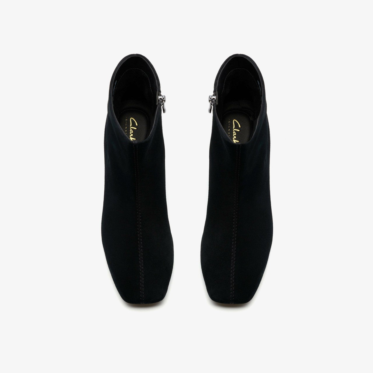 Fernie Zip Black Suede Clarks Women