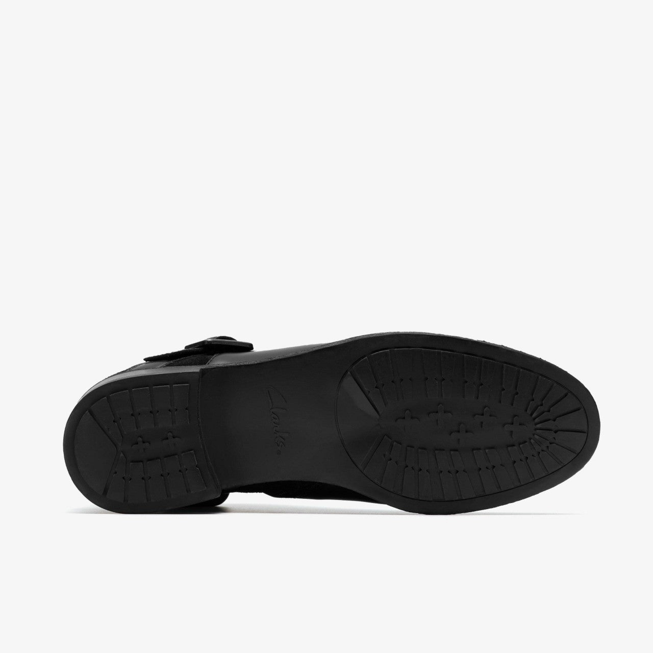 Havisham Bay Black Leather Clarks Women