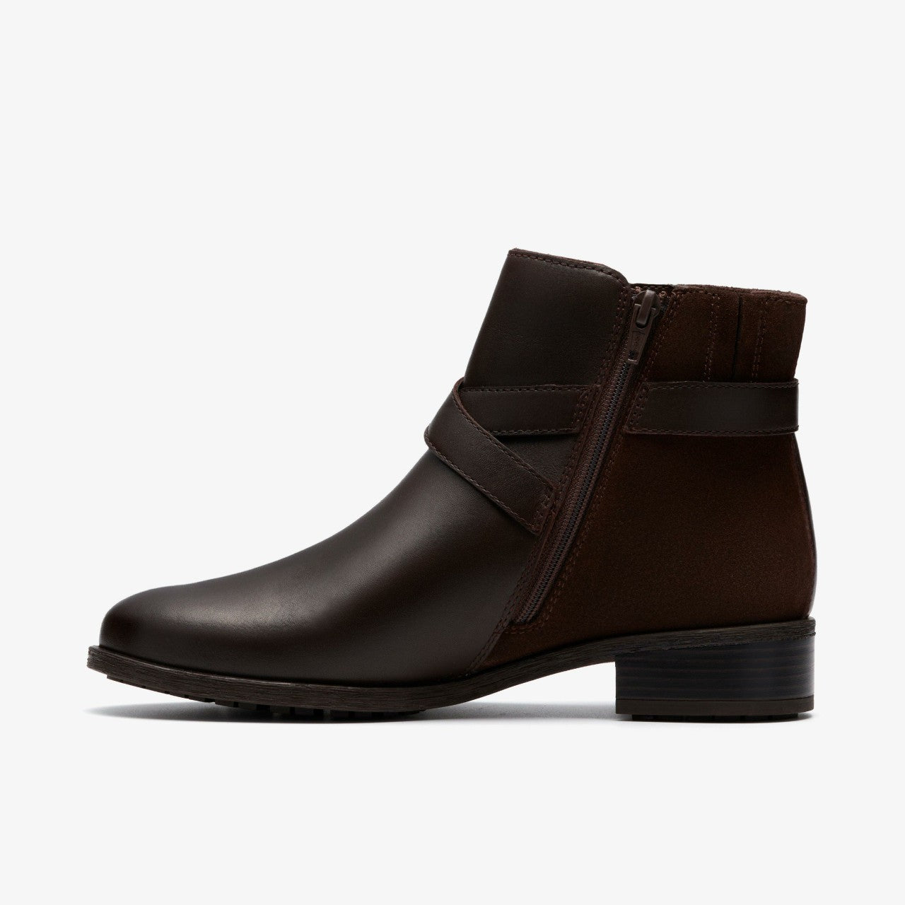 Havisham Bay Brown Leather Clarks Women