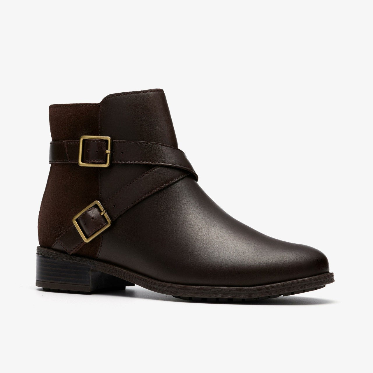 Havisham Bay Brown Leather Clarks Women