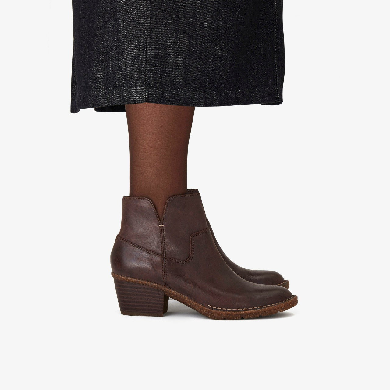 Kastela Top Brown Leather Clarks Women