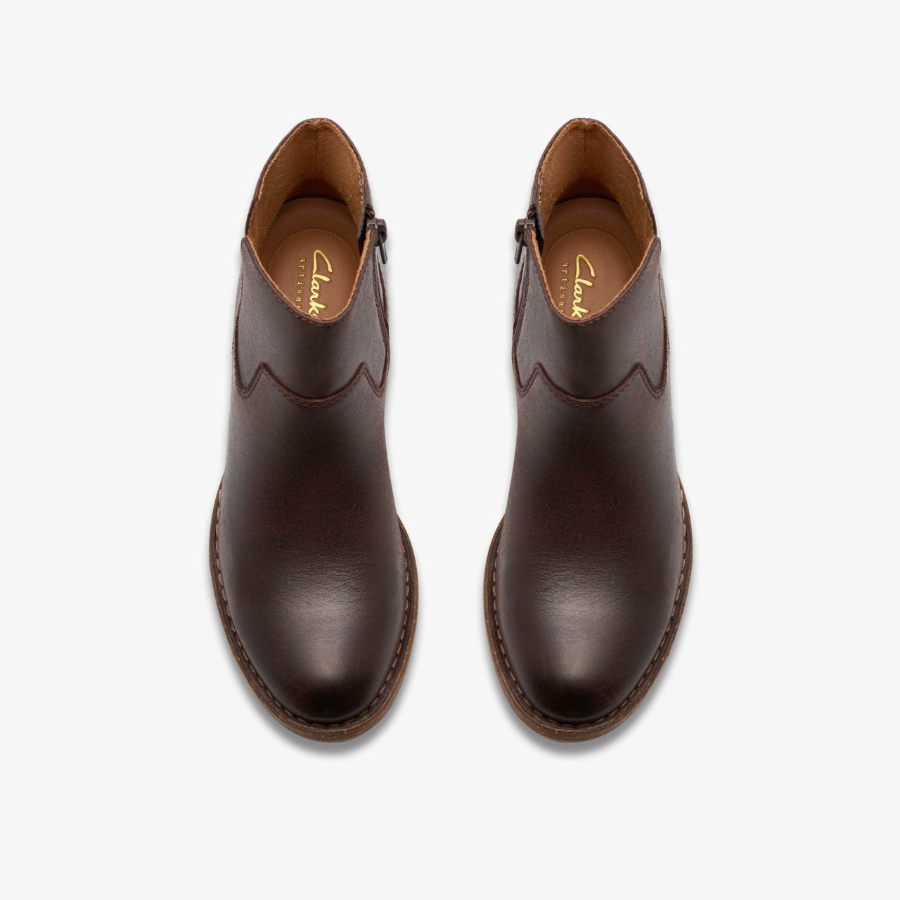 Kastela Top Brown Leather Clarks Women