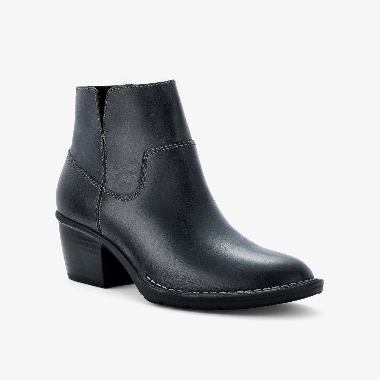 Kastela Top Black Leather Clarks Women