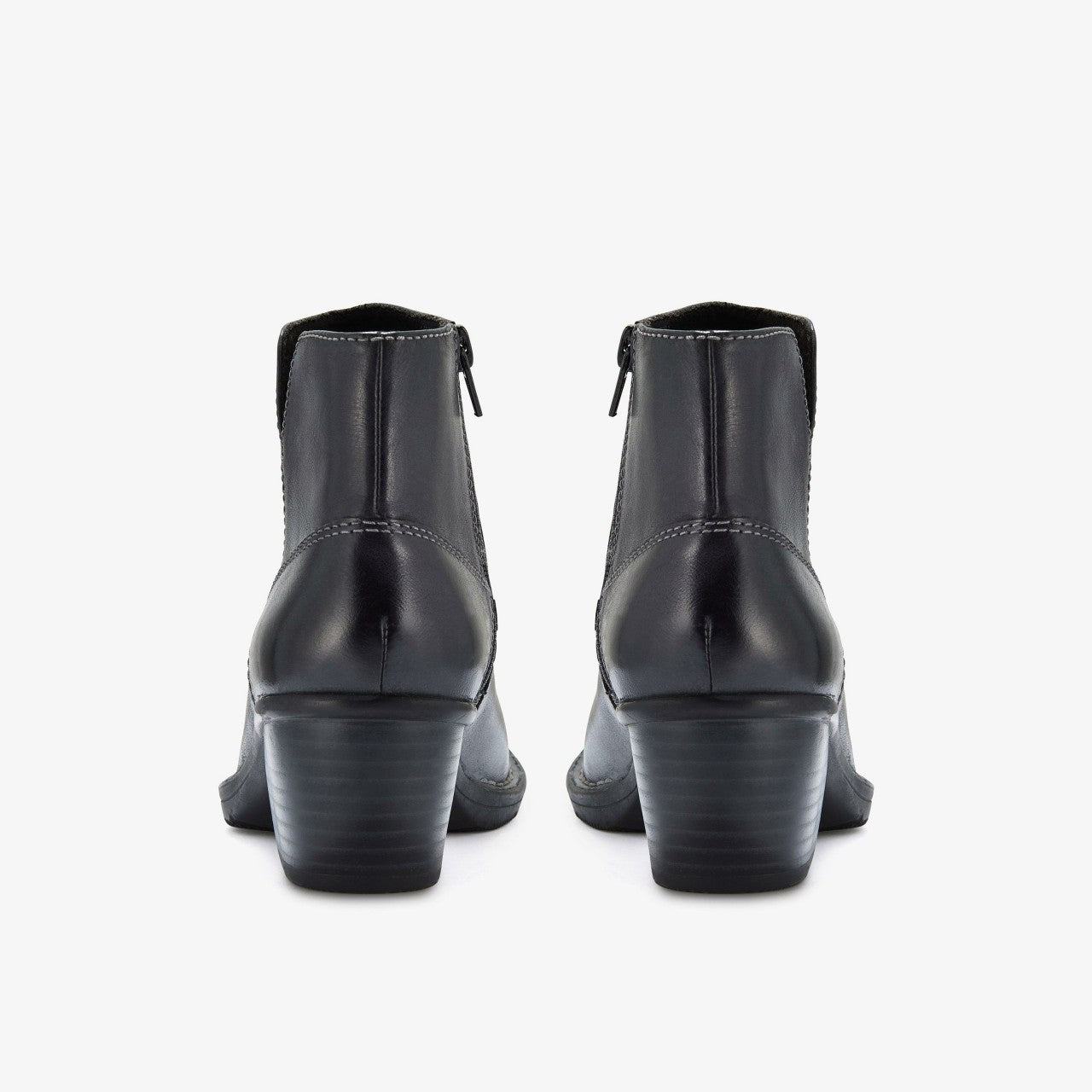 Kastela Top Black Leather Clarks Women