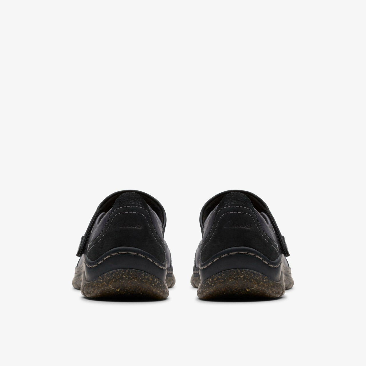 Orlene Jane Black Leather Clarks Women