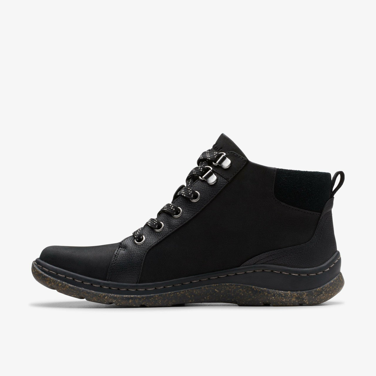 Orlene Top Waterproof Black Nubuck Clarks Women