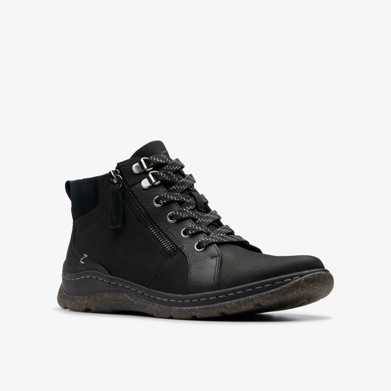 Orlene Top Waterproof Black Nubuck Clarks Women