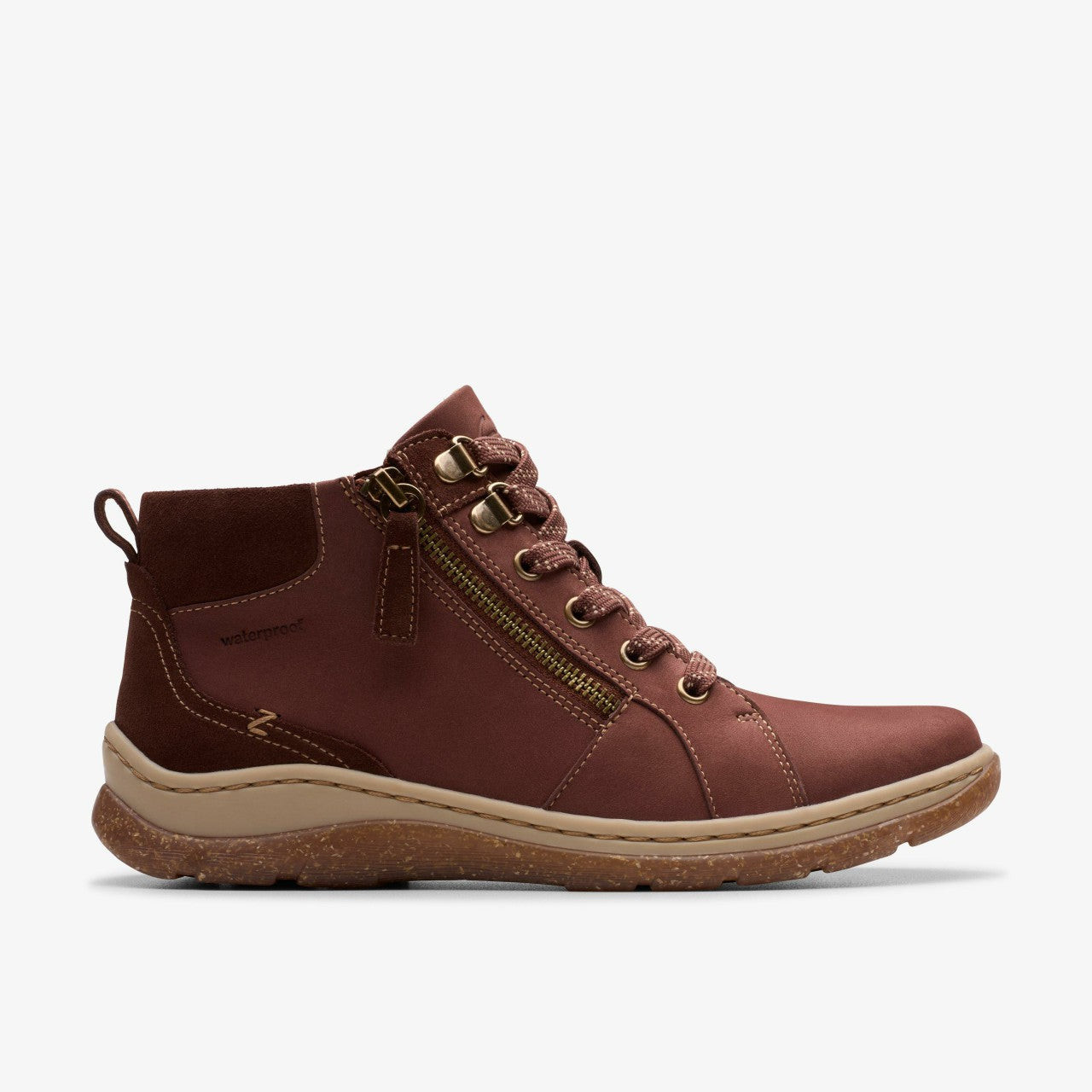 Orlene Top Waterproof British Tan Nubuck Clarks Women