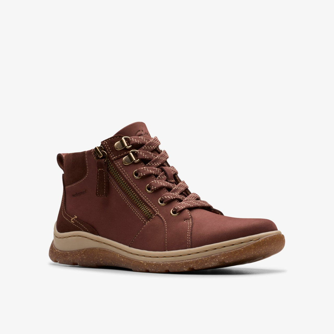 Orlene Top Waterproof British Tan Nubuck Clarks Women