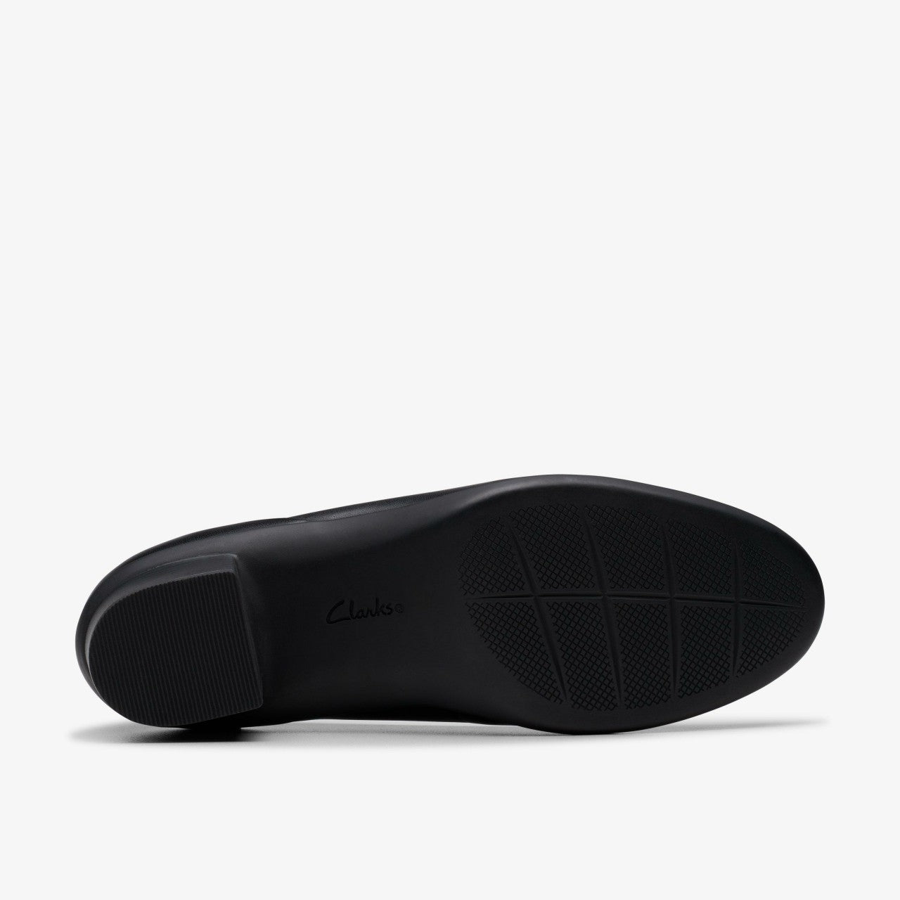 Shaya Poppy Black Leather Clarks Women