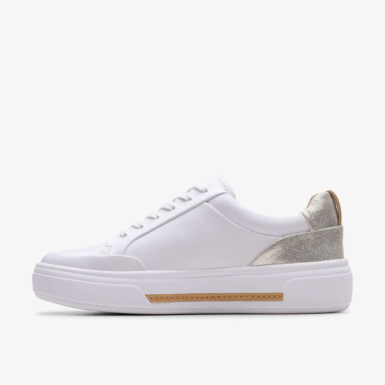 Hollyhock Zip Silver Combination Leather Clarks Women