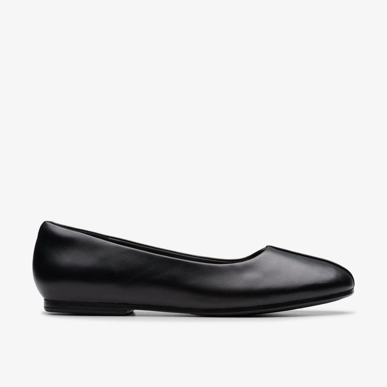 Livia Lily Black Leather Clarks Women