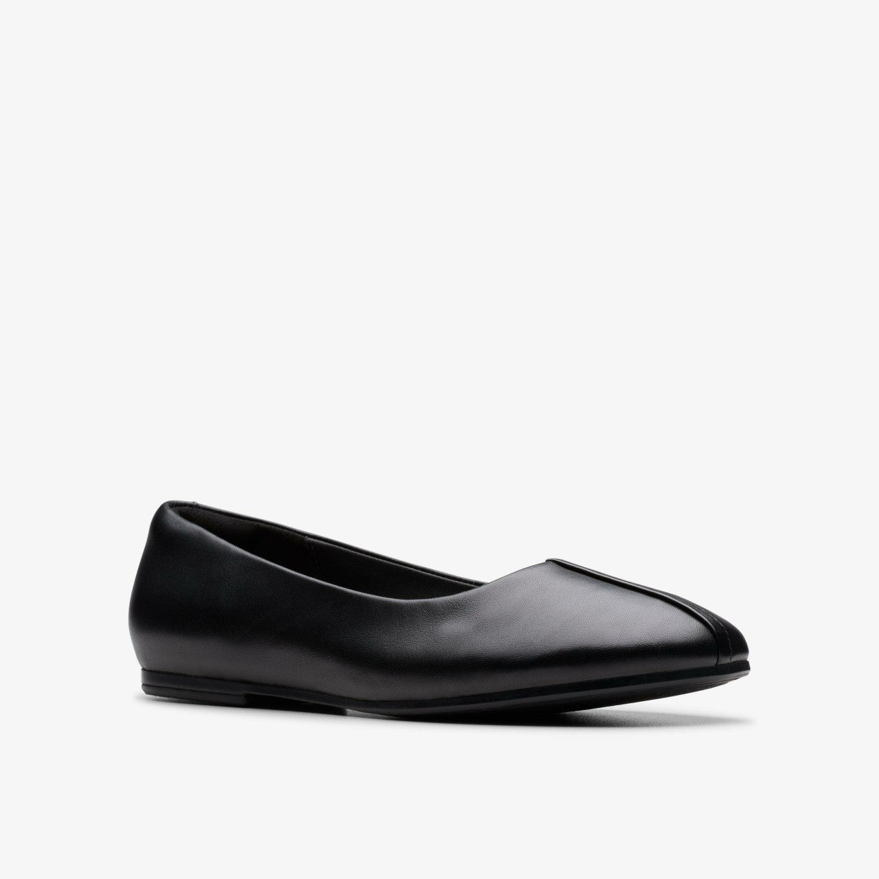 Livia Lily Black Leather Clarks Women