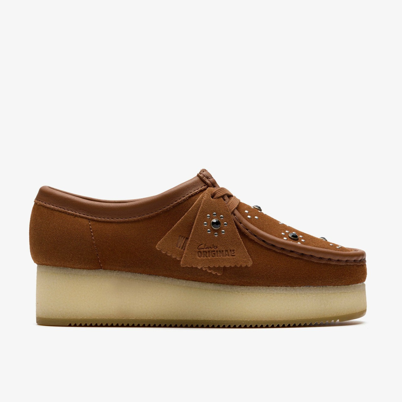Wallacraft Bee Brown/Orange Suede Clarks Women