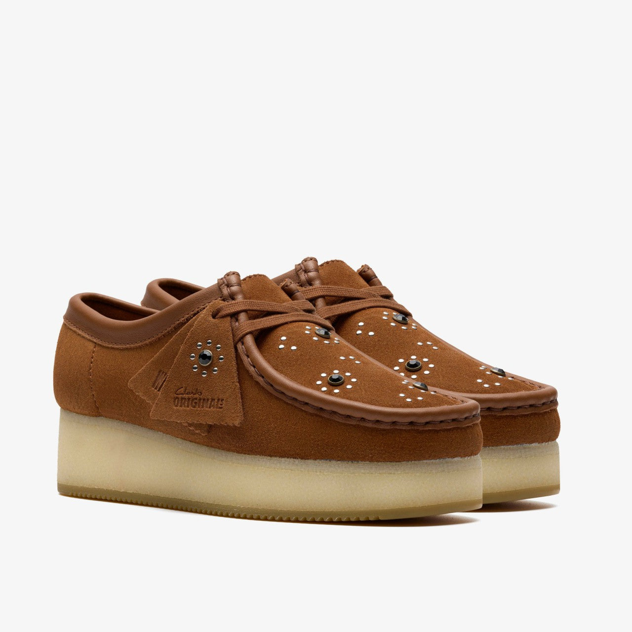 Wallacraft Bee Brown/Orange Suede Clarks Women