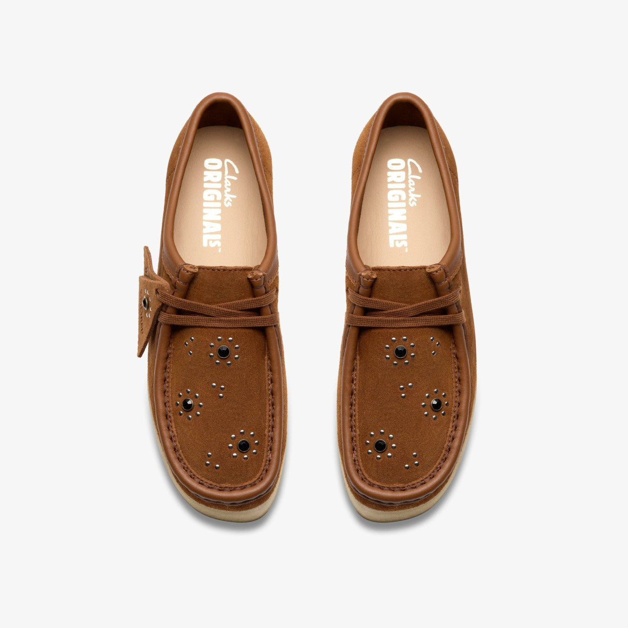 Wallacraft Bee Brown/Orange Suede Clarks Women