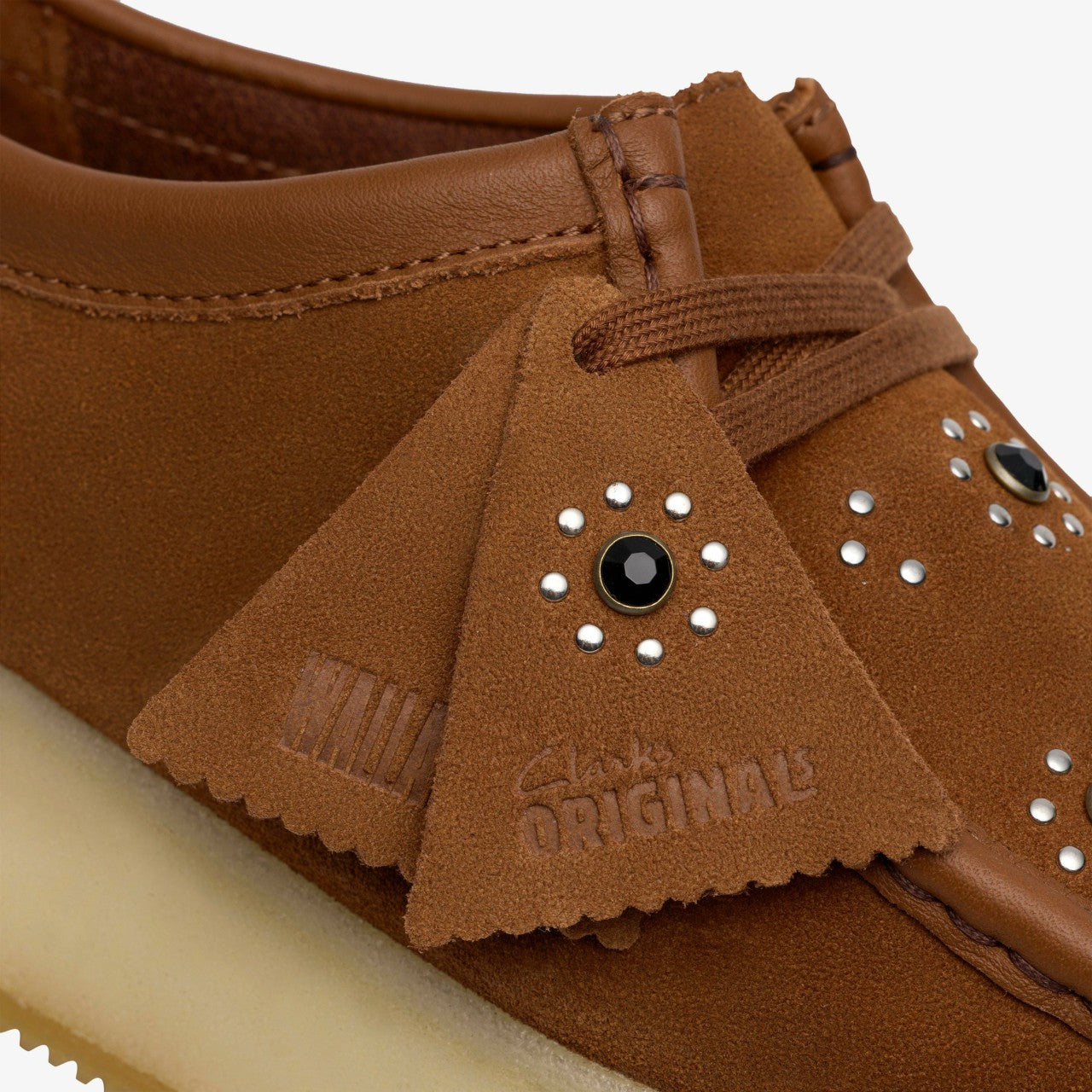 Wallacraft Bee Brown/Orange Suede Clarks Women