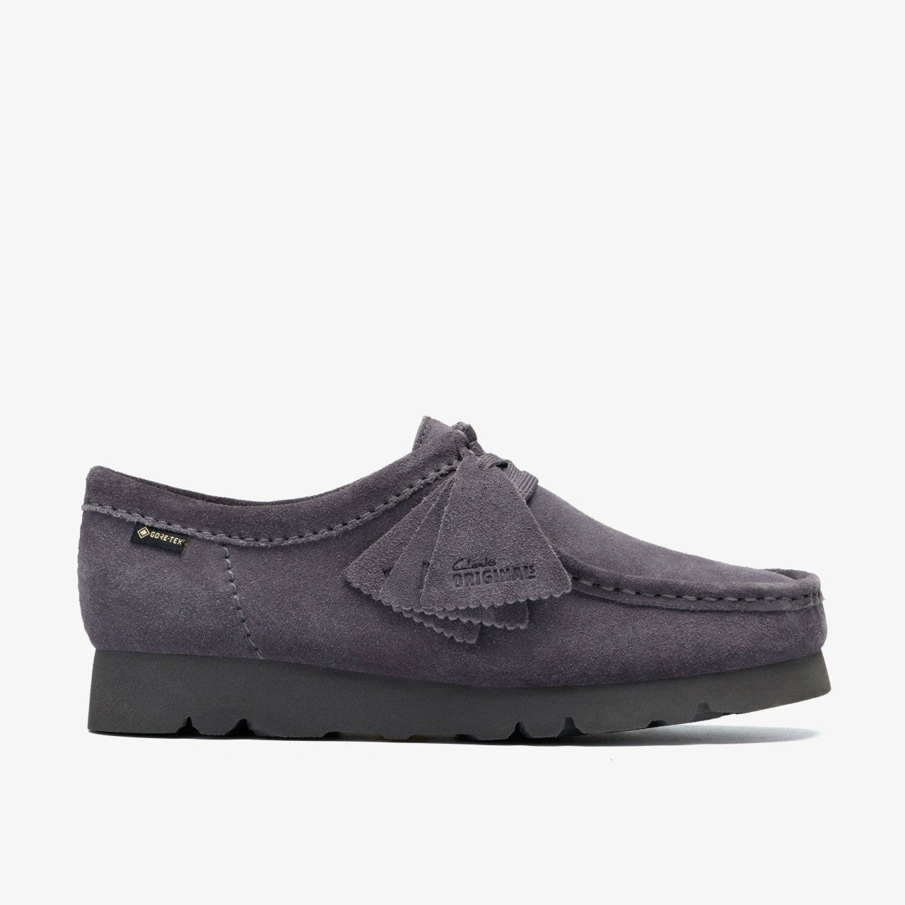 Wallabee GORE-TEX Purple Grey Suede Clarks Women