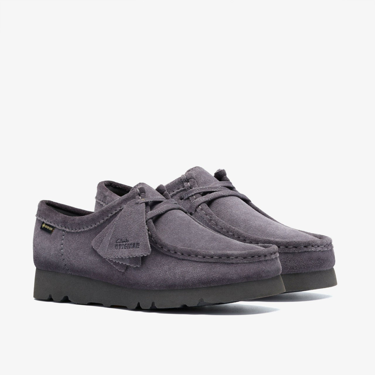 Wallabee GORE-TEX Purple Grey Suede Clarks Women