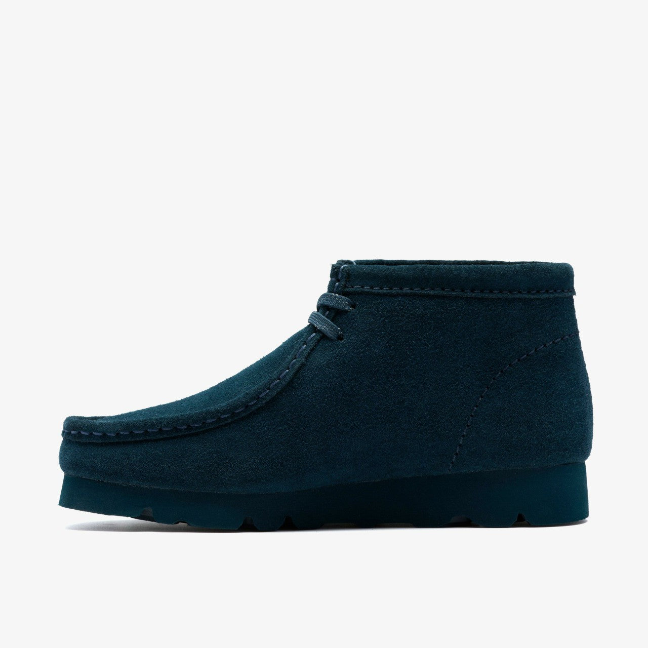 Wallabee Boot GORE-TEX Dark Teal Suede Clarks Women